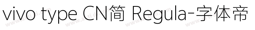 vivo type CN简 Regula字体转换